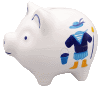 Tirelire cochon Enfants Bord de mer - Fille