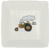 Assiette carr�e (moyenne) HEULA Heula : Biker