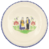 Assiette � cr�pe R�gion Breiz (�p. Bleu)