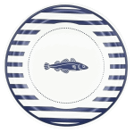 Assiette dessert  Contemporain Terre Neuvas - Bleu