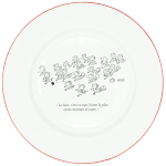 Assiette plate Le Petit Nicolas - Le Foot