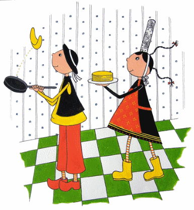 Enfants Les cr�pes